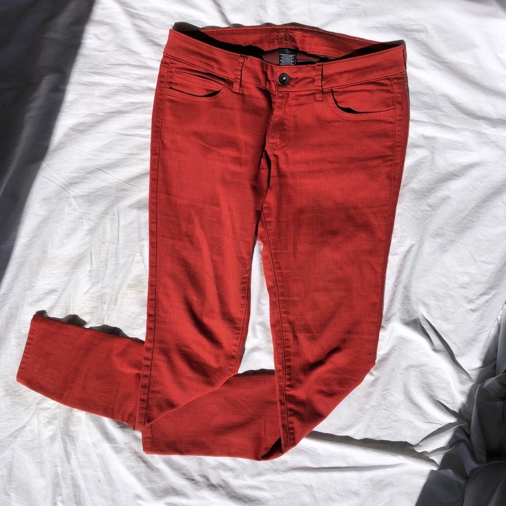 Burnt Orange Jeans sz 7 - Picture 2 of 5